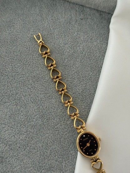 Adorable Vintage Heart Watch