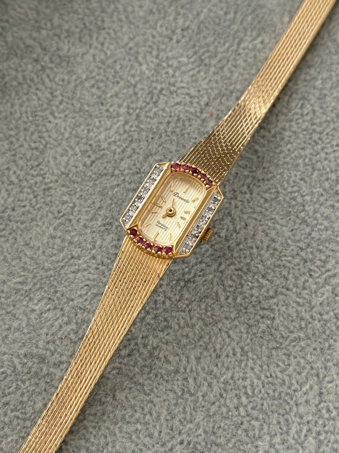 1990’s Ruby & Diamond Bezel Watch