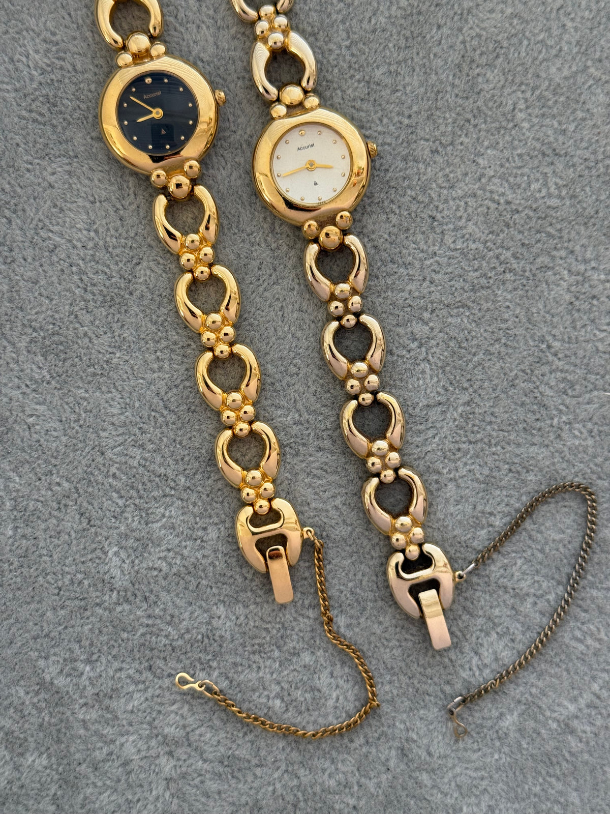 Matching Vintage Accurist Watch Set