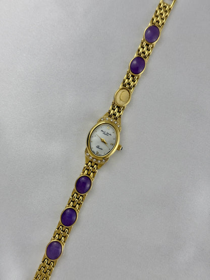 Vintage Amethyst Gem Watch