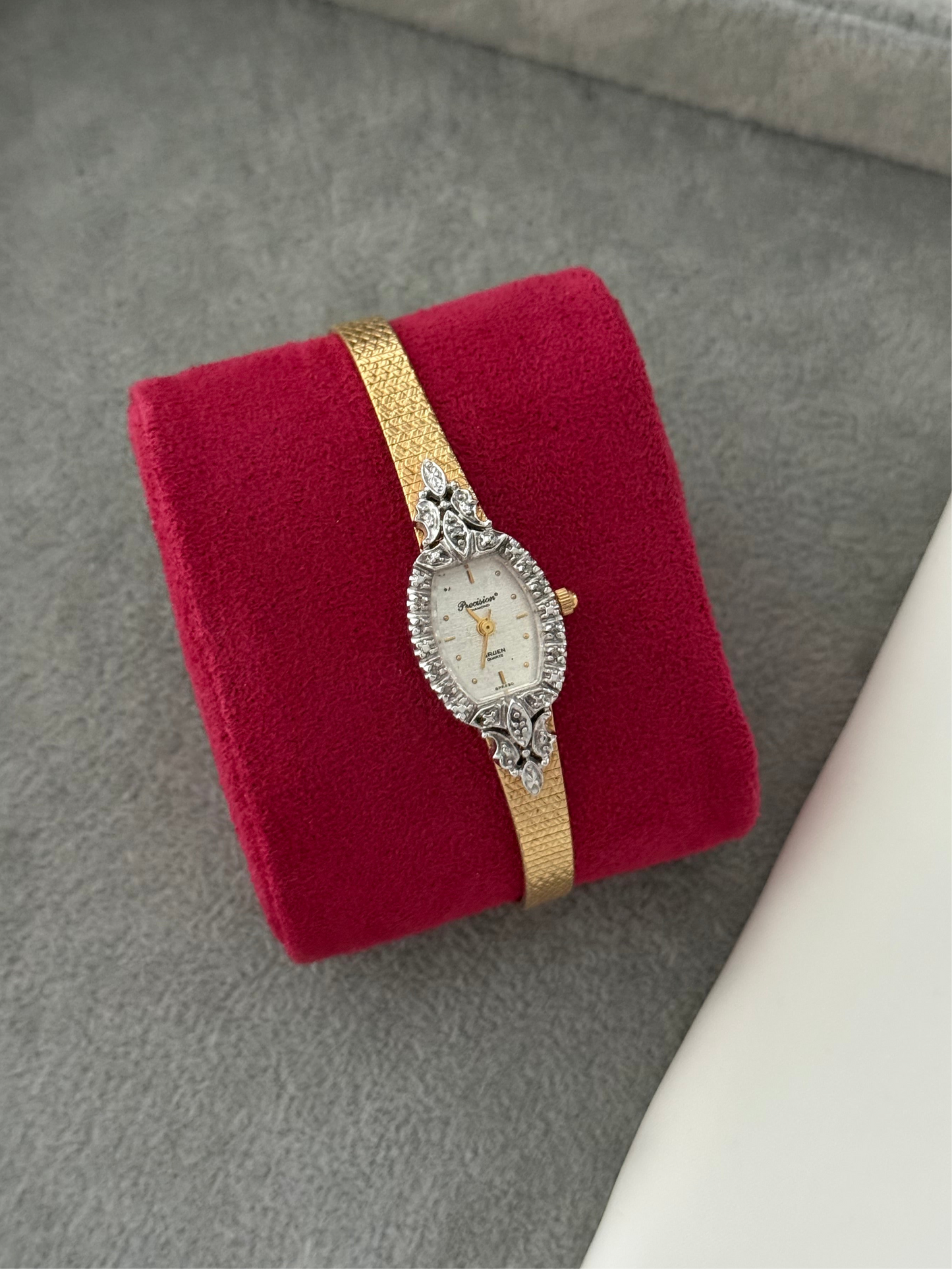 Gorgeous Vintage Diamond Bezel Watch