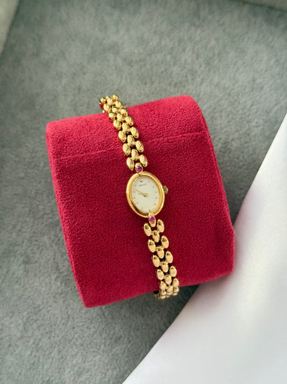 Rare Vintage Ruby Gem Seiko Watch