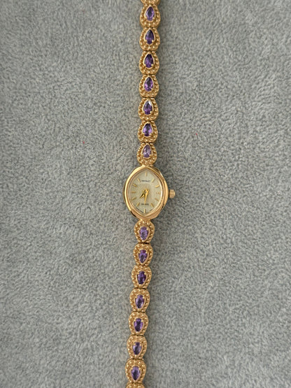 Super Rare Amethyst Nicolet Watch