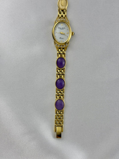 Vintage Amethyst Gem Watch