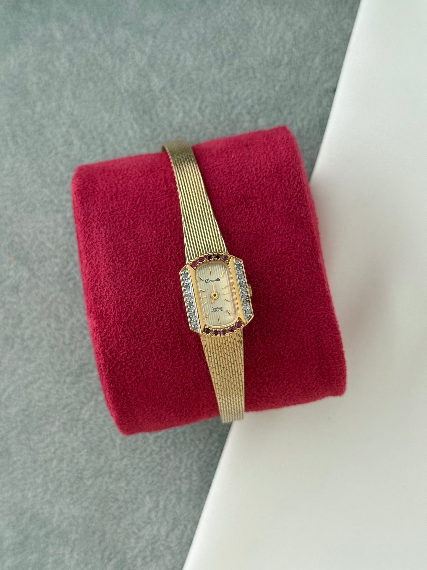 1990’s Ruby & Diamond Bezel Watch