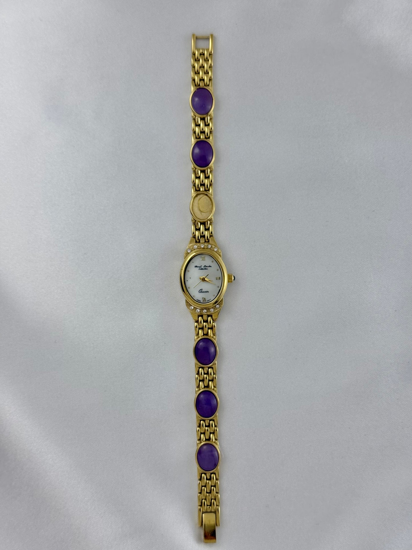 Vintage Amethyst Gem Watch