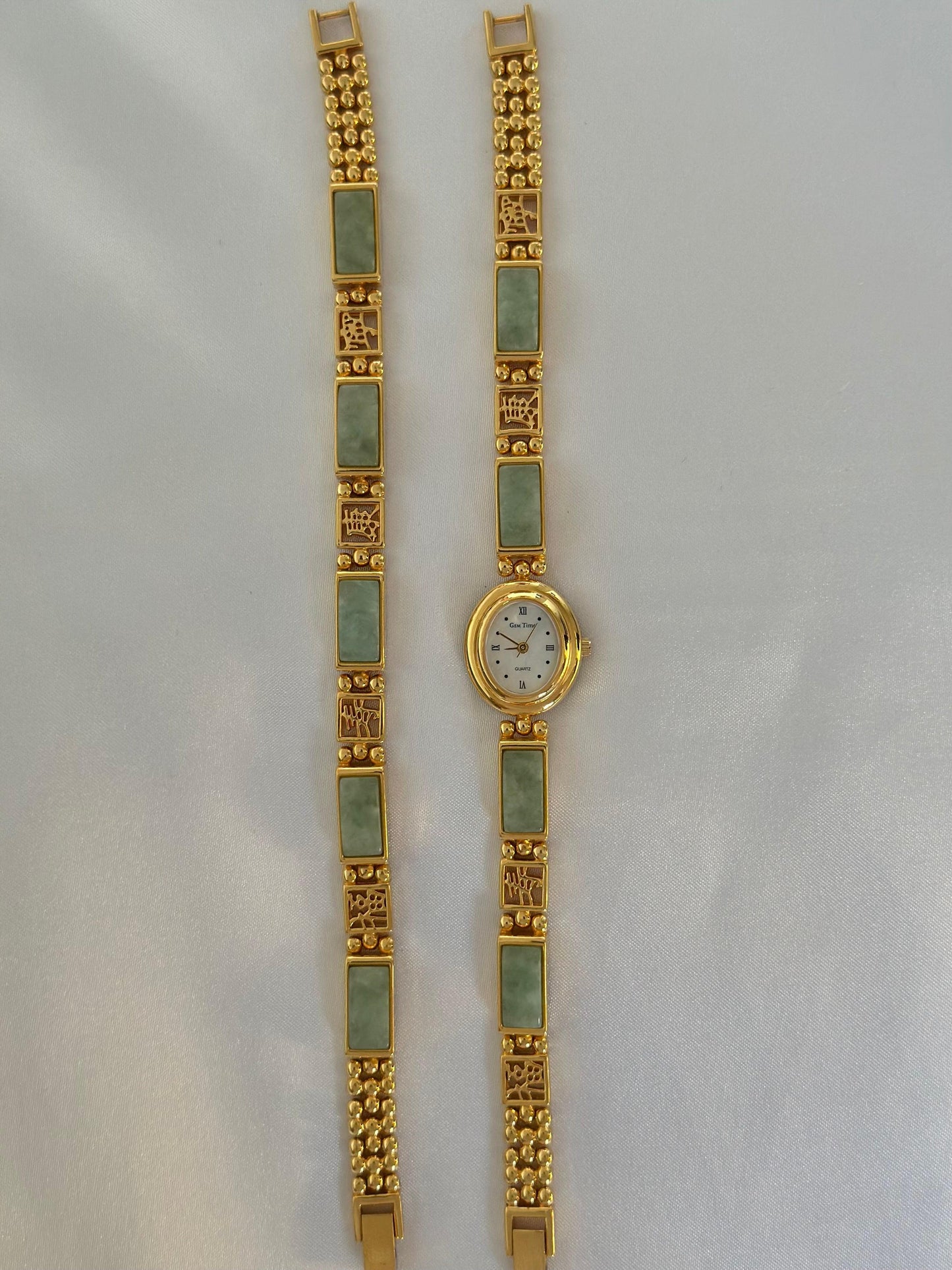 Vintage Jade Watch Set