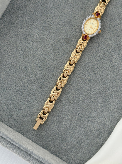 Pristine 1990’s Genuine Ruby Watch