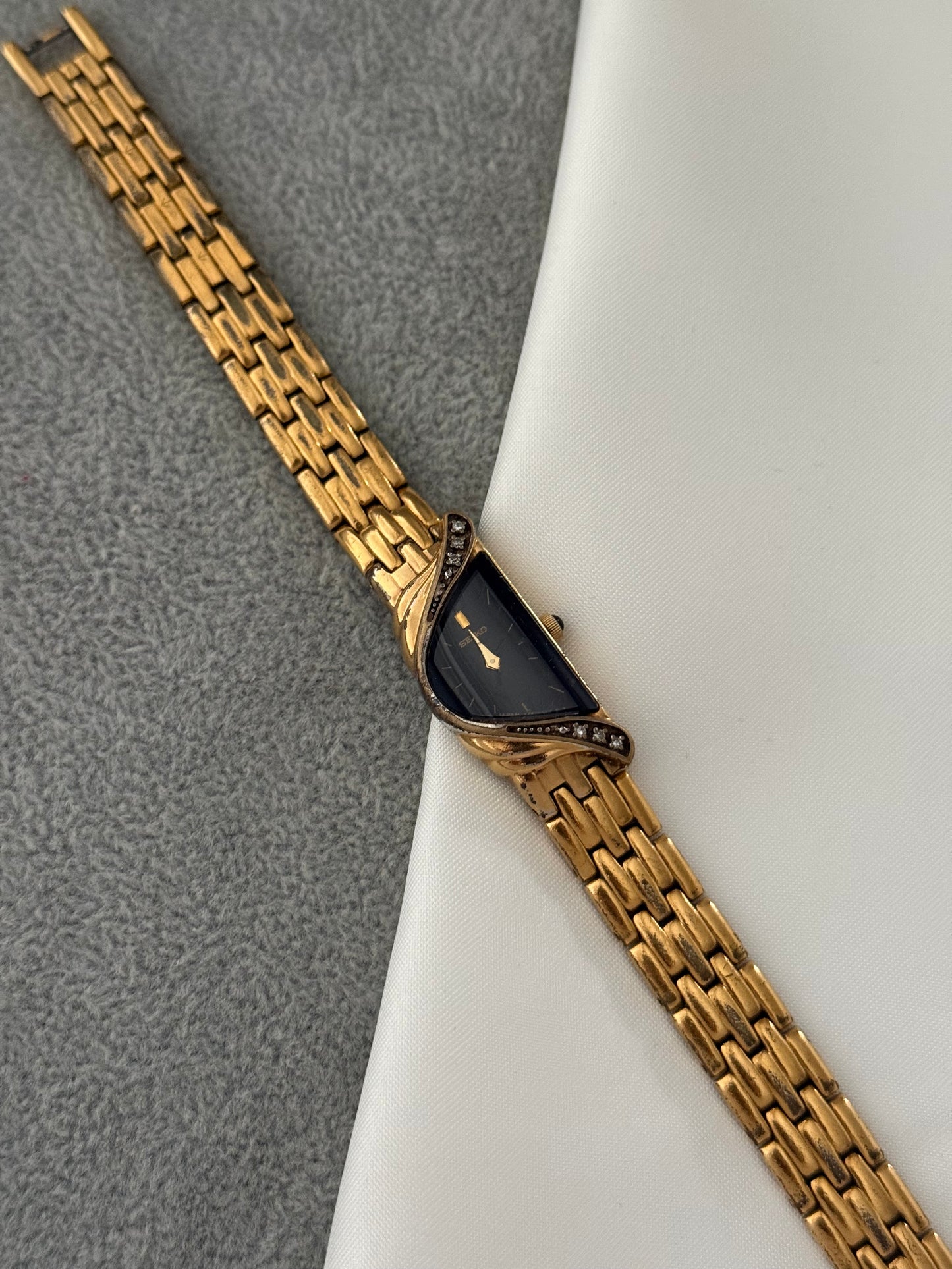 Vintage Seiko Half Moon Watch