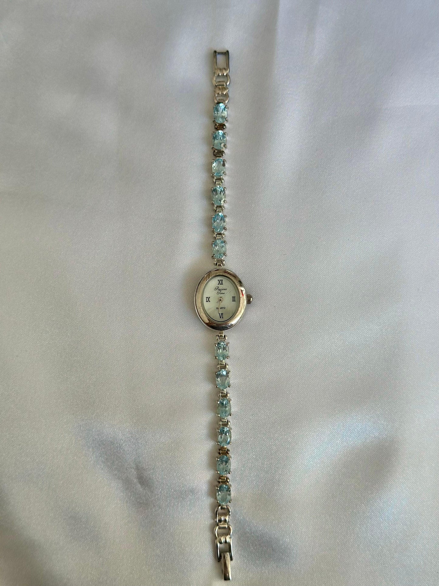 Vintage Blue Gem Watch