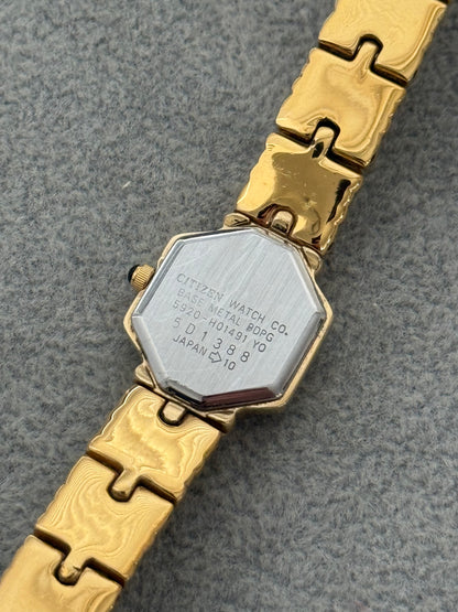 Rare Diamond Bezel With Black Dial Citizen Elegance Watch