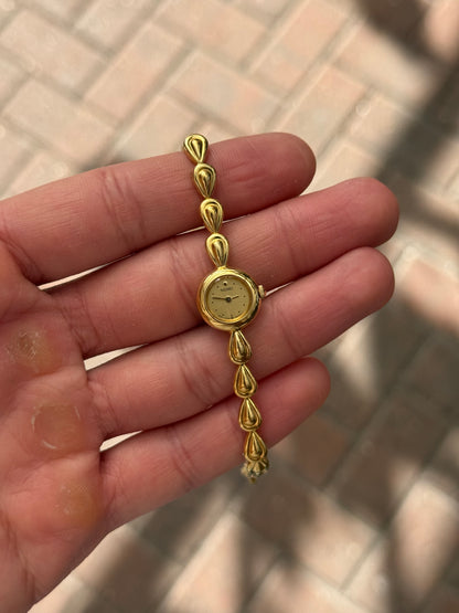 Rare 1989 Gold Raindrop Seiko Watch 1E20-0540