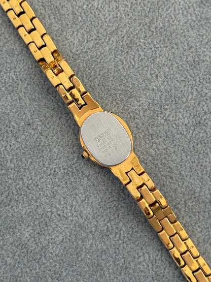 Rare Vintage 1990’s Diamond Bezel Seiko Watch 1N00-6E79