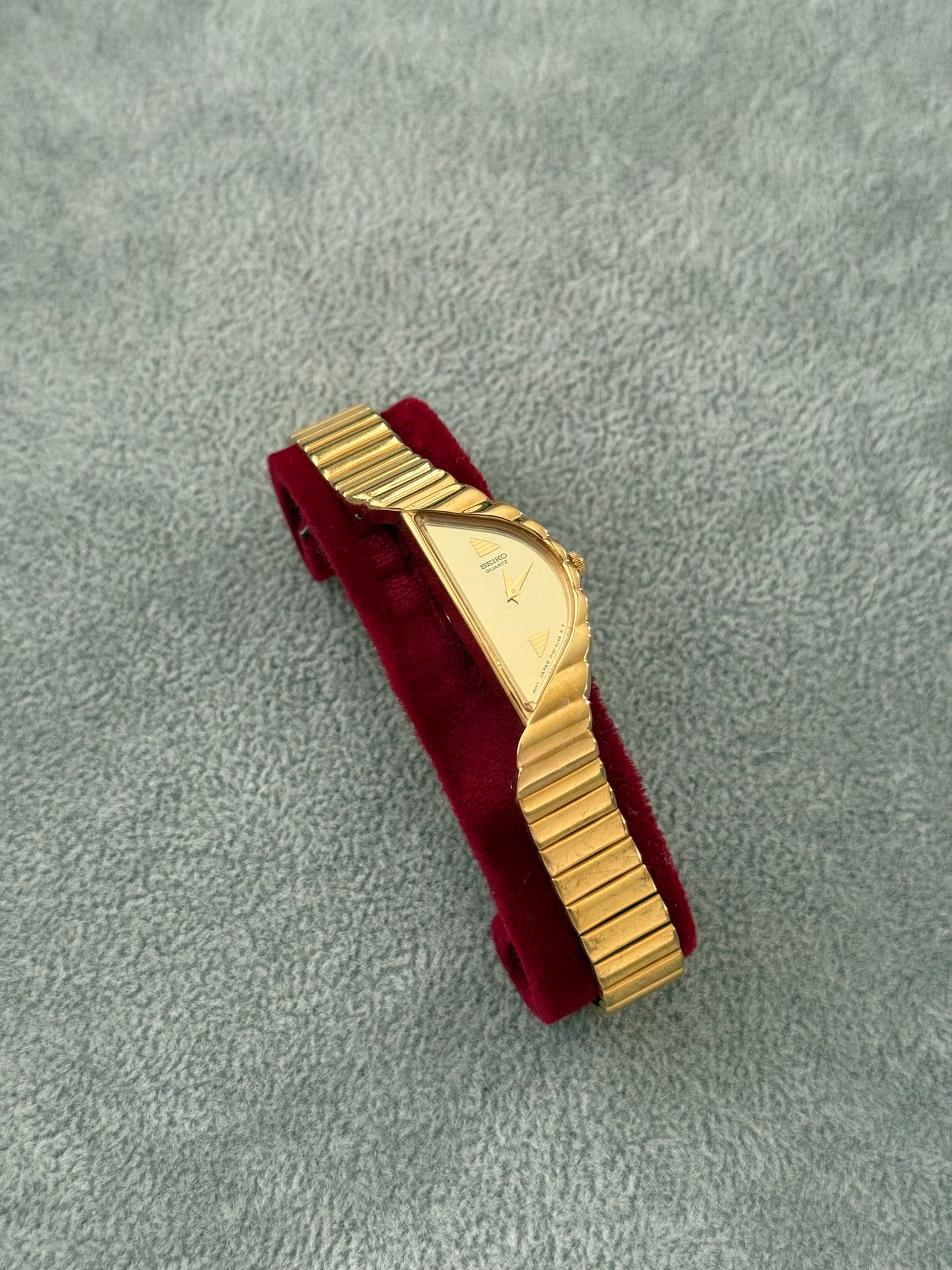 Rare Boxed Vintage Half Moon Seiko Watch