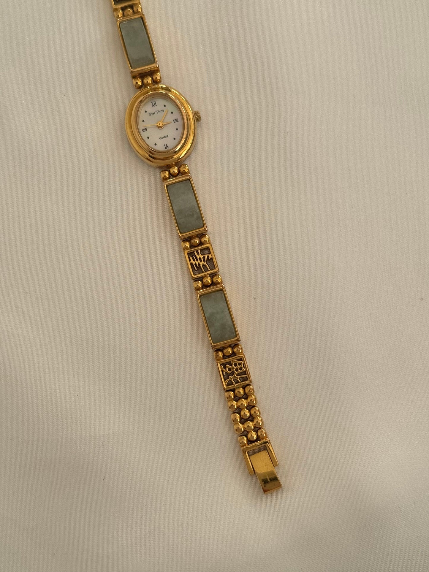 Vintage Jade Watch