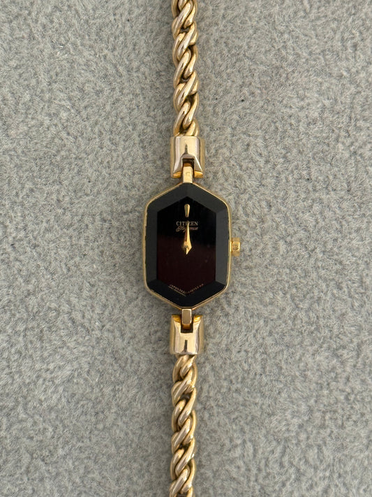 Very Rare Black Dial Vintage Citizen Elegance Watch