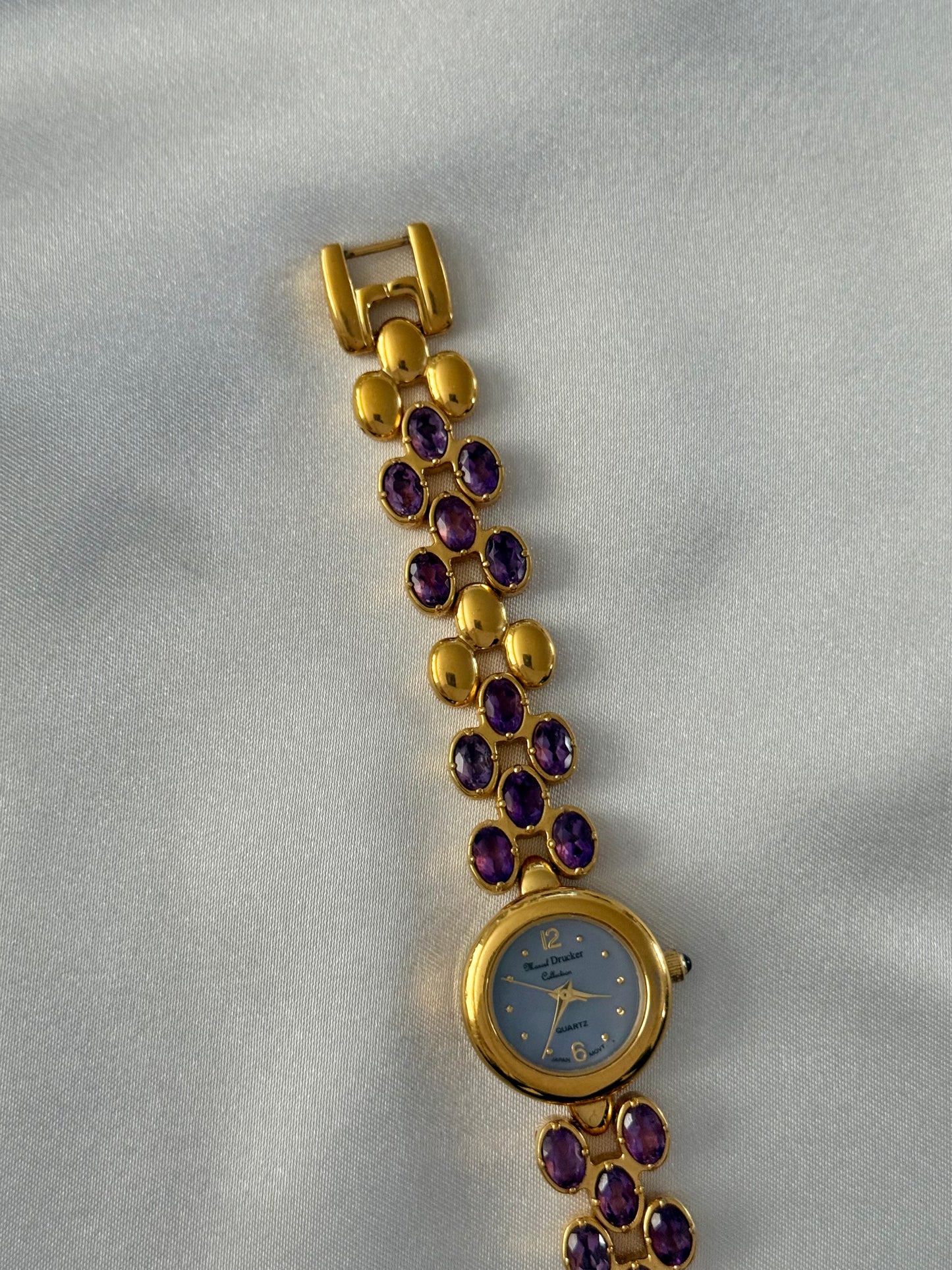 Vintage Amethyst Gem Watch