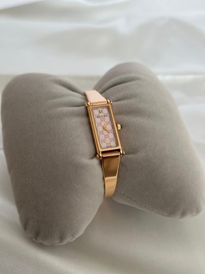 Rare Rose Gold 1500L Gucci Watch