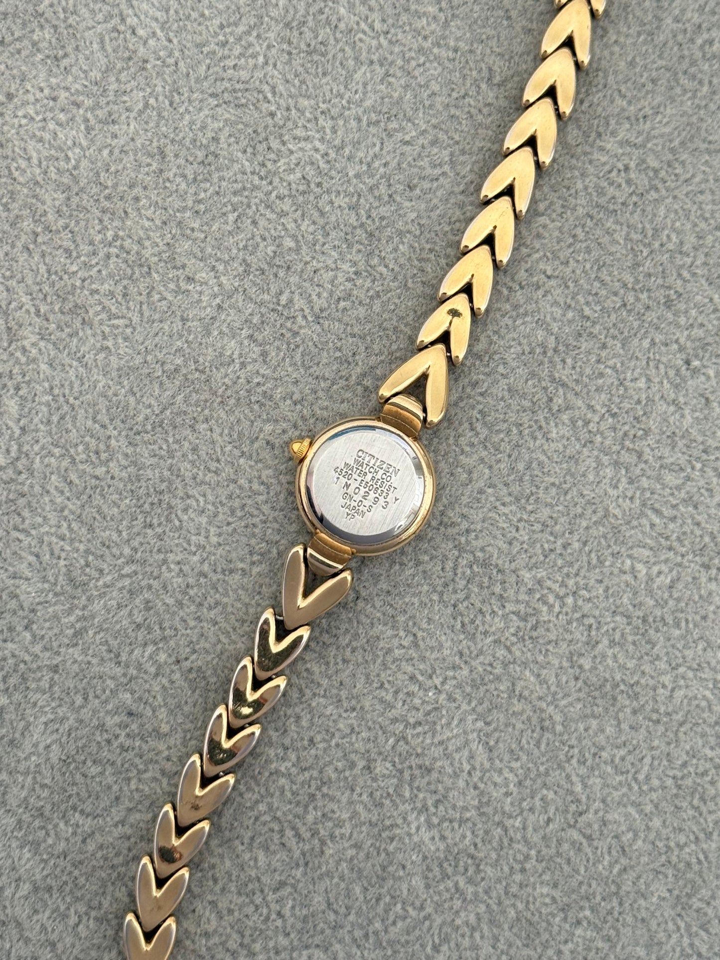 Rare Vintage Citizen Chere Ruby Gem Watch