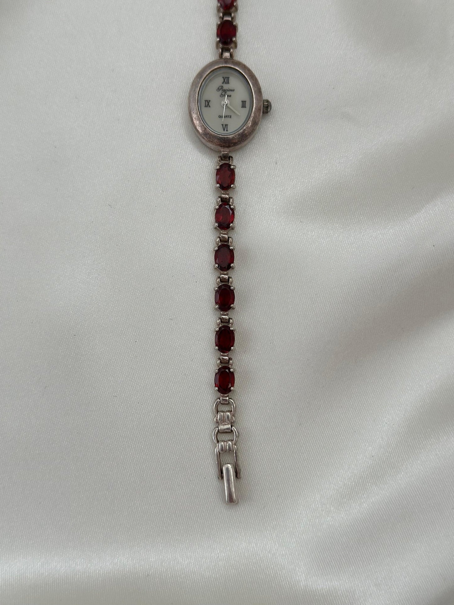 Vintage Red Gem Watch