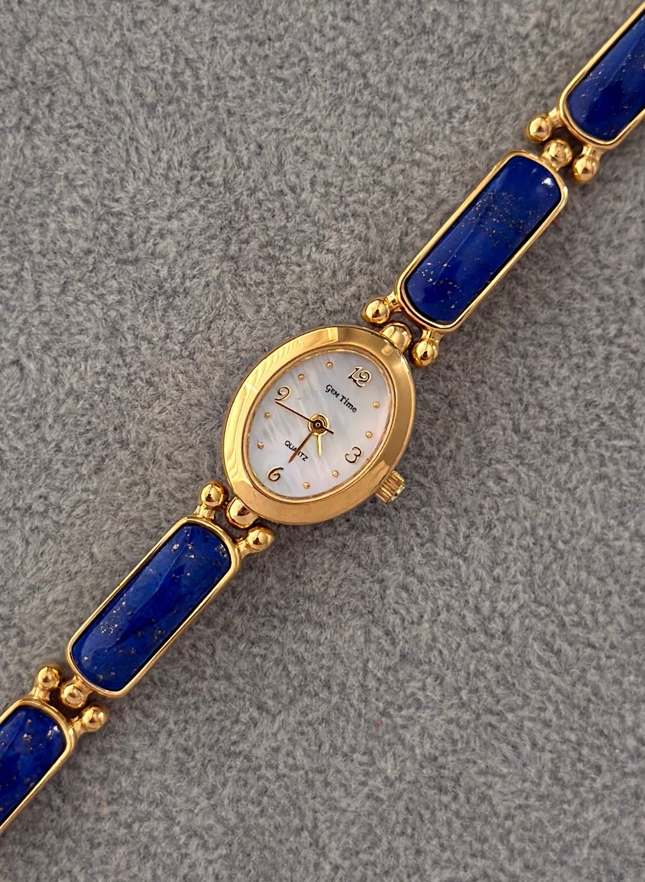 Vintage Lapis Lazuli Gem Watch
