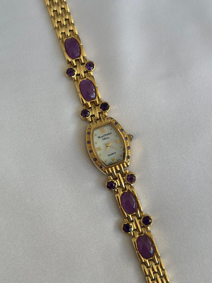 Vintage Amethyst Watch