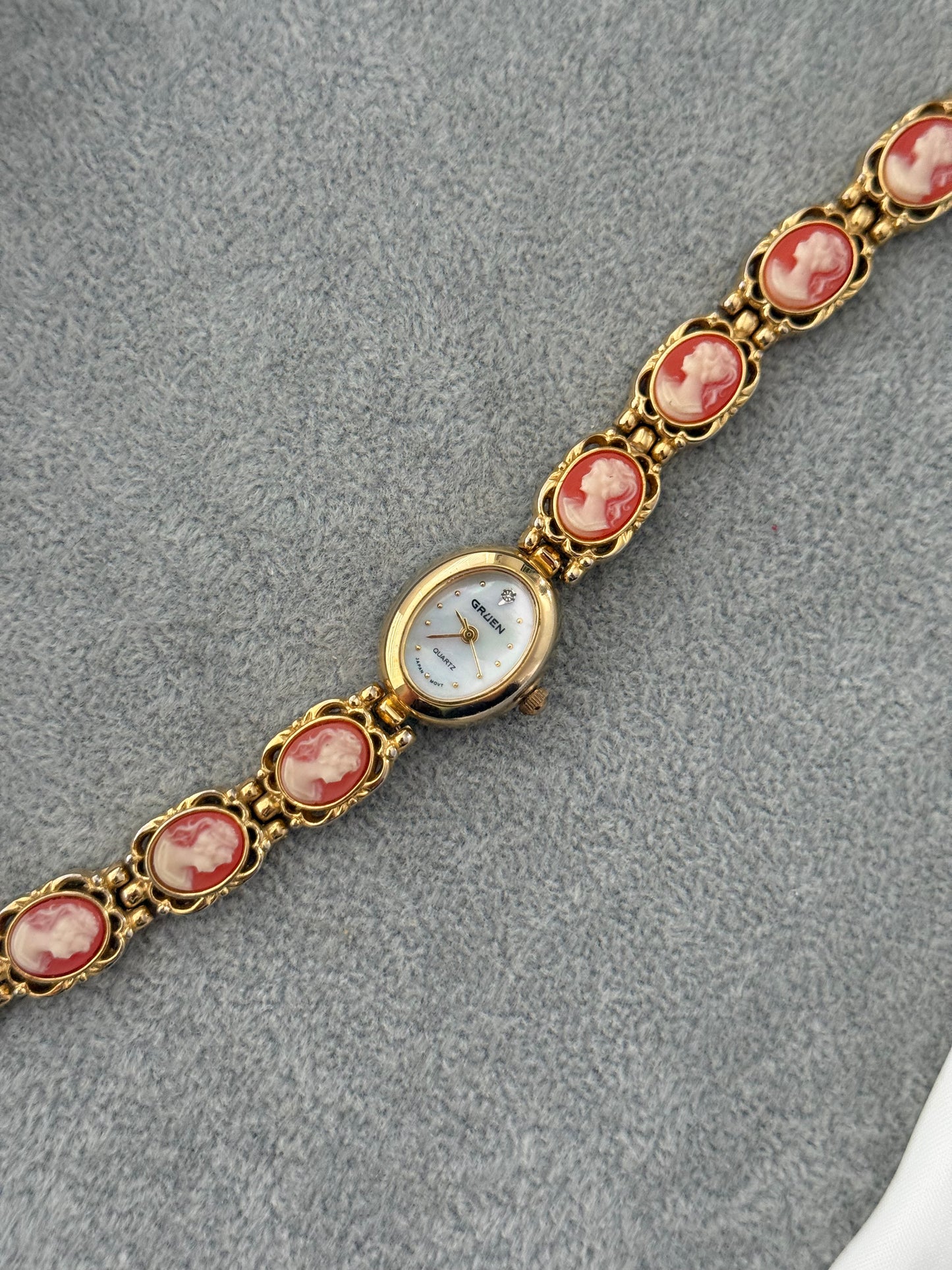 Vintage Gruen Cameo Watch