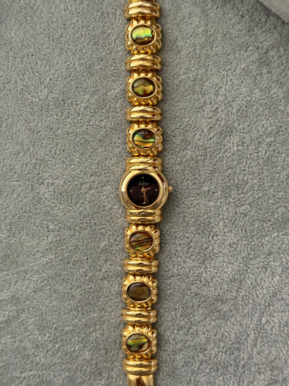 Vintage Chunky Abalone Watch