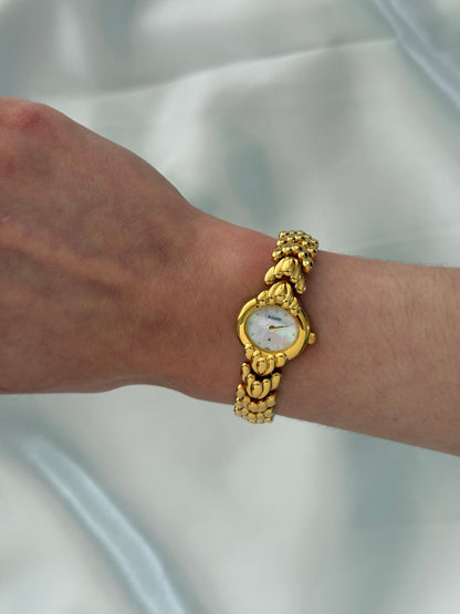 Vintage Mother Of Pearl Accurist Watch