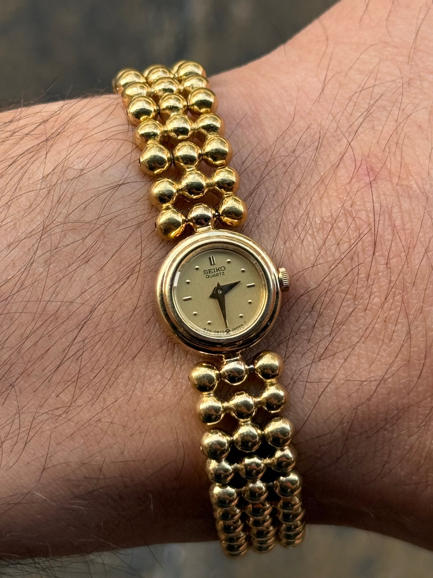 Rare Unworn 1987 Vintage Seiko Watch 1E20-0329