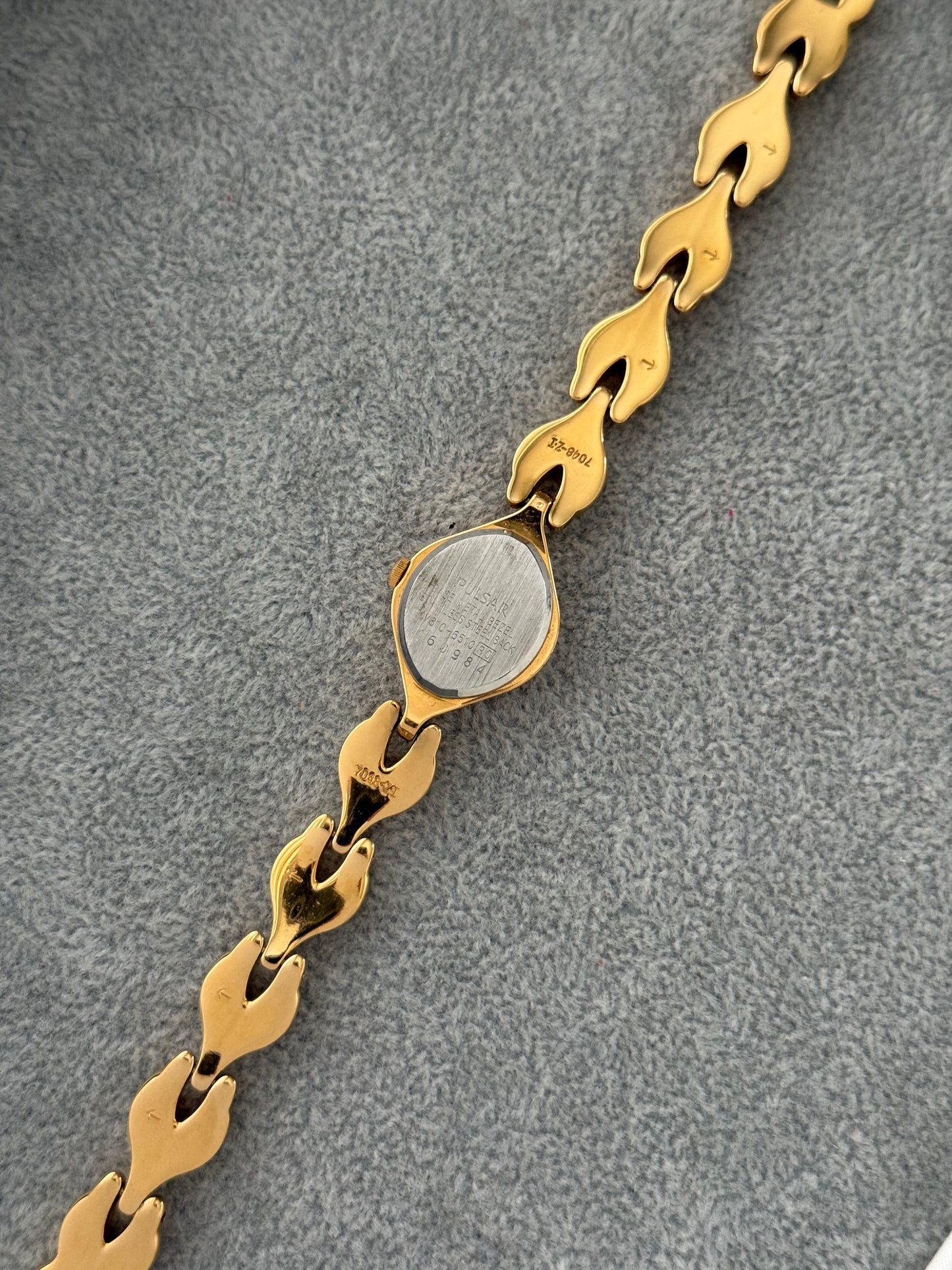 Vintage Wine Dial Pulsar Watch