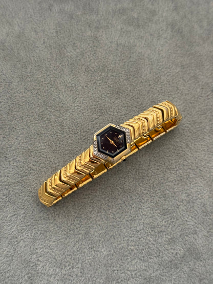 Rare Diamond Bezel With Black Dial Citizen Elegance Watch