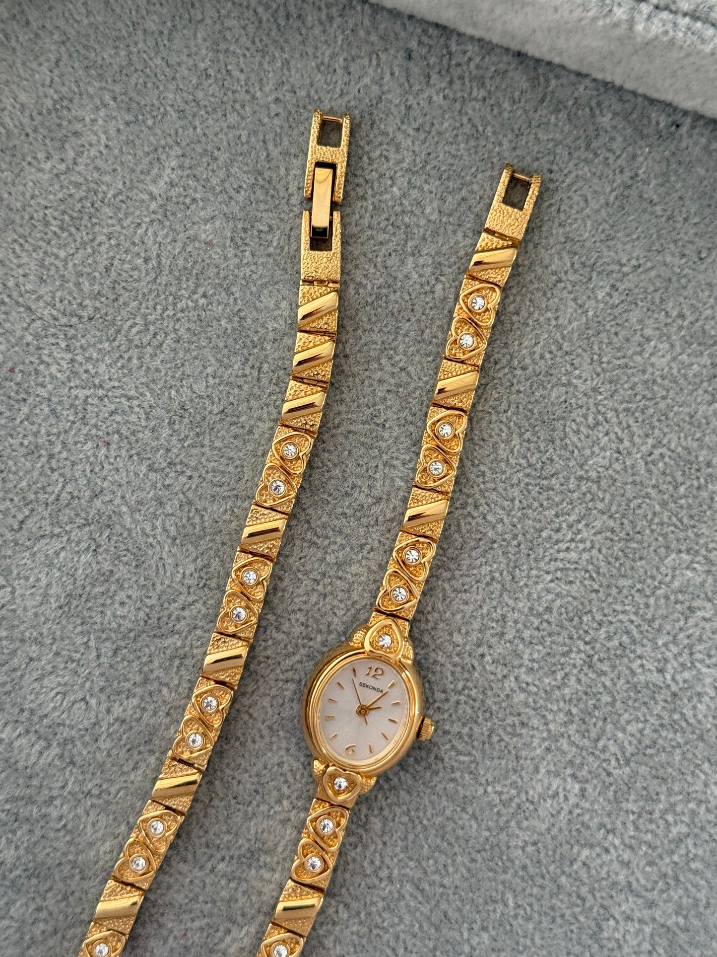 Vintage Heart Watch Set
