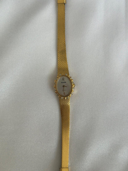 Vintage Diamond Bezel Watch