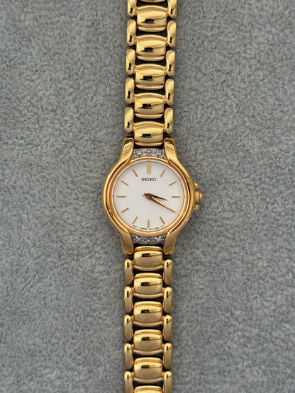 1990’s Diamond Bezel Seiko Watch 1N00-0AL0