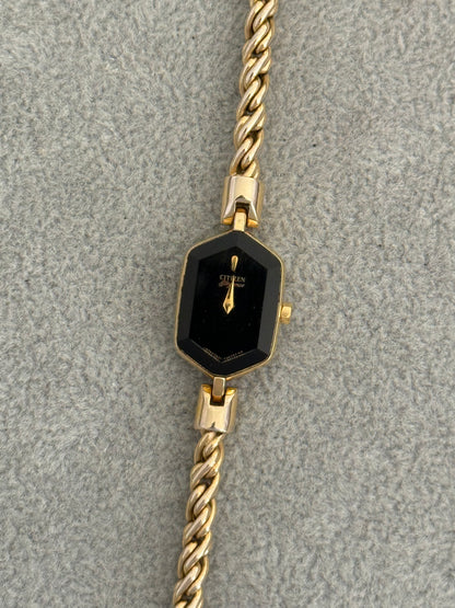 Very Rare Black Dial Vintage Citizen Elegance Watch