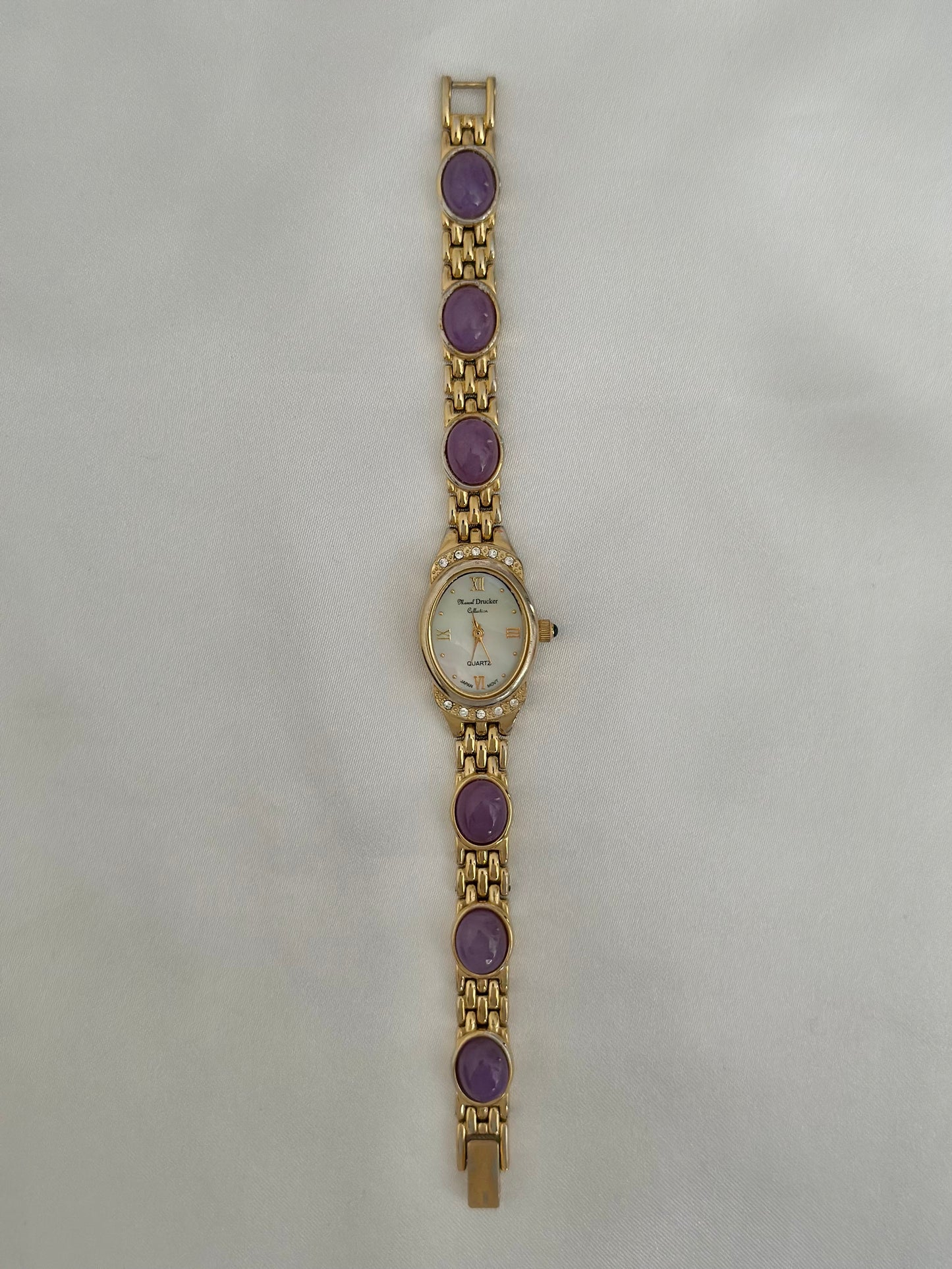 Vintage Amethyst Gem Watch