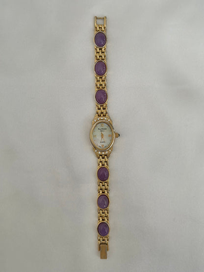 Vintage Amethyst Gem Watch