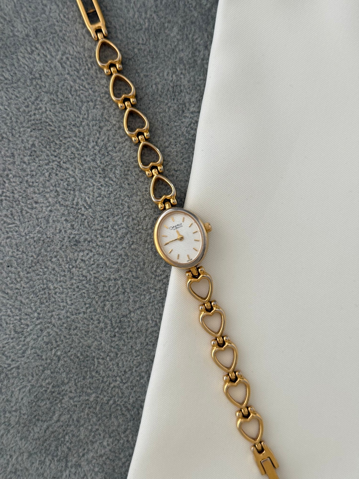 Vintage Bulova Heart Watch