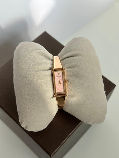 Rare Rose Gold 1500L Gucci Watch