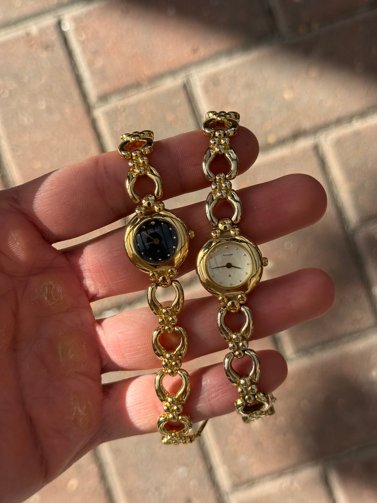 Matching Vintage Accurist Watch Set