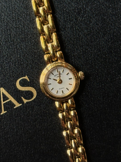 Boxed 90’s Vintage Gold Rotary Watch - Petite