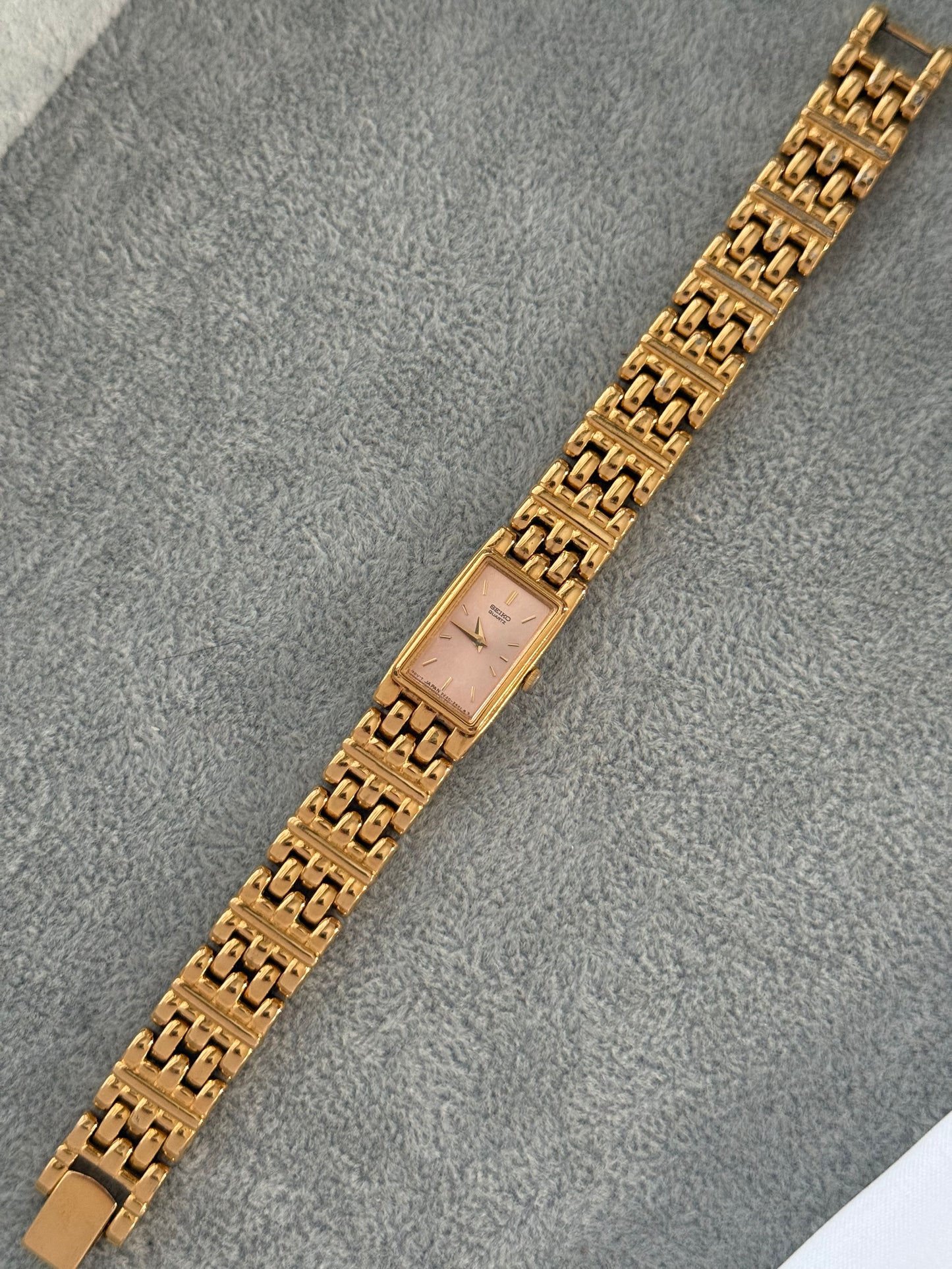 Vintage Pink Dial Seiko Watch