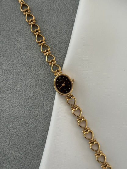 Adorable Vintage Heart Watch