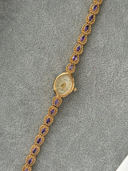Super Rare Amethyst Nicolet Watch