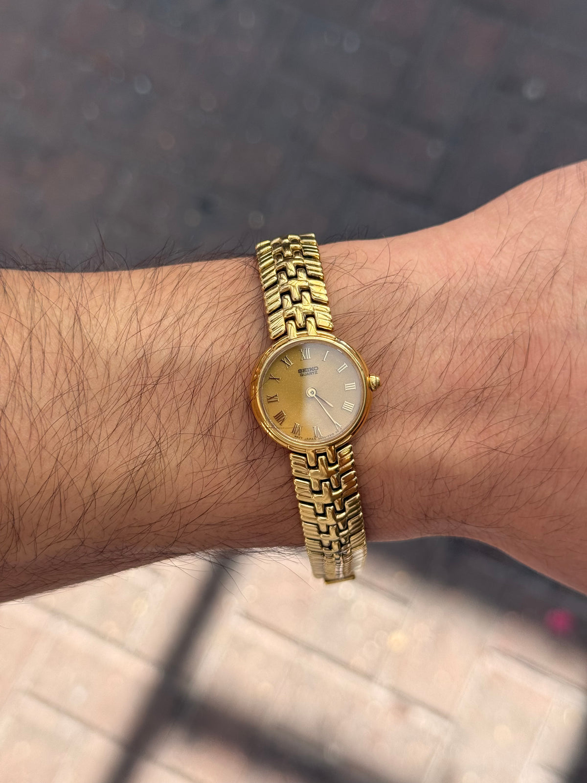 Rare September 1993 Champagne Dial Seiko Watch 4N00-F150