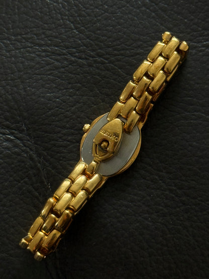 Rare Vintage 1990’s Diamond Bezel Seiko Watch 1N00-6E79
