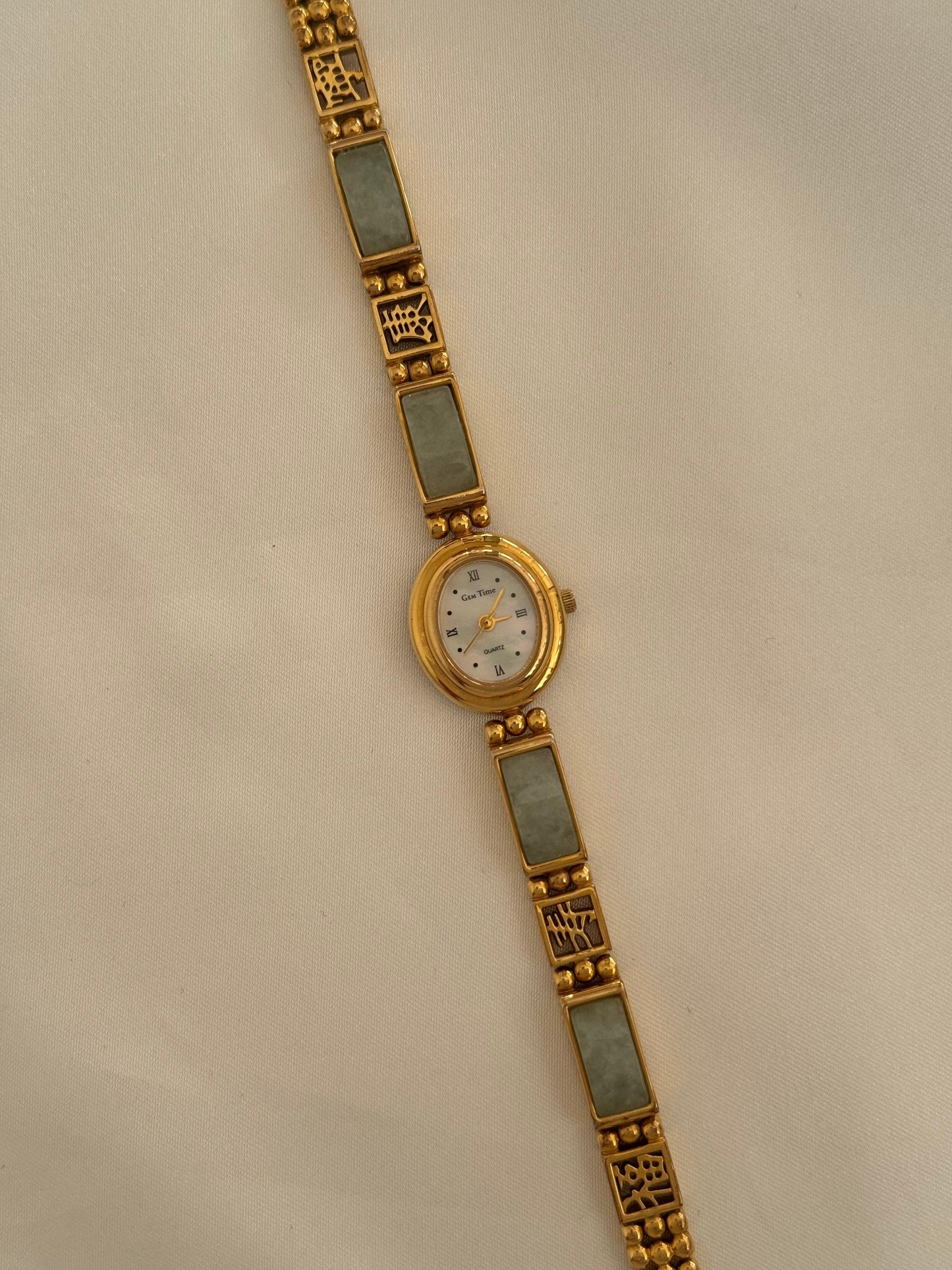 Vintage Jade Watch