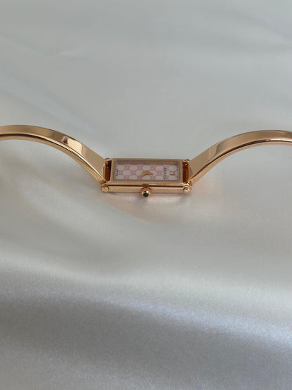 Rare Rose Gold 1500L Gucci Watch