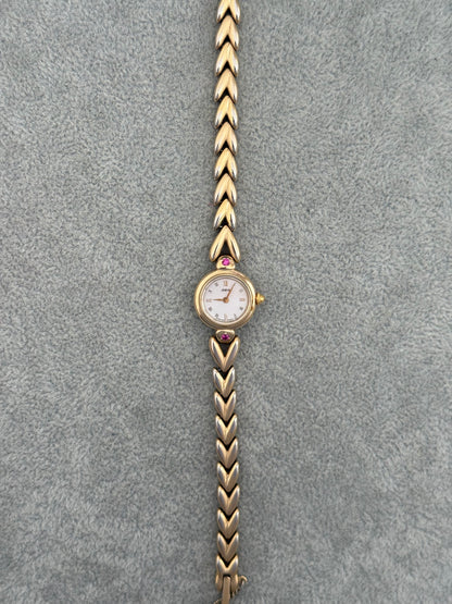 Rare Vintage Citizen Chere Ruby Gem Watch